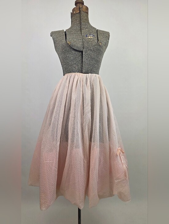 Colonial Lady Dresses & Skirts - Colonial Lady by California Vintage 50's Women's Light Pink Lace Crinolin Skirt